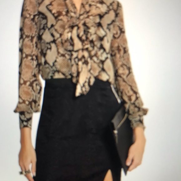 Altuzarra for Target Python Print Blouse Small - Picture 2 of 5